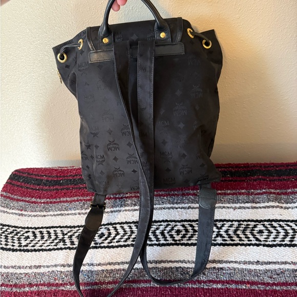 MCM Black Nylon Backpack - Picture 7 of 13
